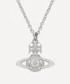Vivienne Westwood Platinum-tone Lee Pendant Necklace In Silver