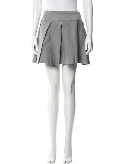 Pre-owned Vivienne Westwood Pleated Accents Mini Skirt In Blue