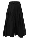 Vivienne Westwood Wide-leg Trousers Pleated Design In Black