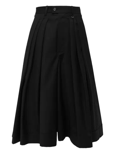 VIVIENNE WESTWOOD PLEATED CROPPED TROUSERS