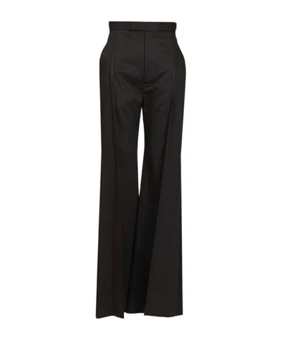 Vivienne Westwood Pleated Flared Pants In Black