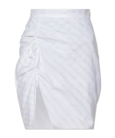 Vivienne Westwood Striped Gathered Skirt In Multi