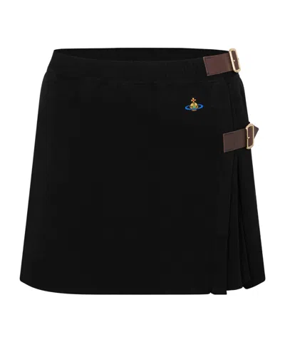 Vivienne Westwood Pleated Skirt In Black