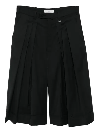 Vivienne Westwood Pleated Trousers In Black