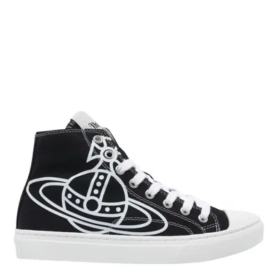 VIVIENNE WESTWOOD PLIMSOLL HIGH TOP SNEAKERS