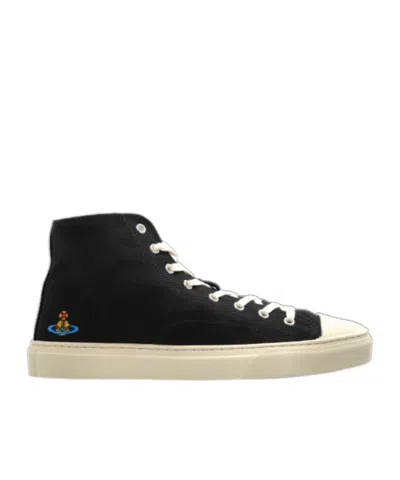 VIVIENNE WESTWOOD VIVIENNE WESTWOOD PLIMSOLL LACE-UP SNEAKERS