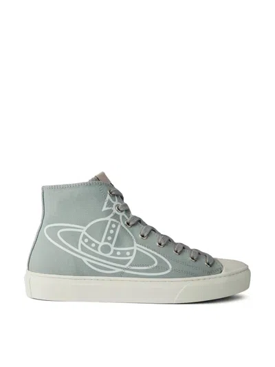 VIVIENNE WESTWOOD VIVIENNE WESTWOOD PLIMSOLL LOGO HIGH-TOP SNEAKERS