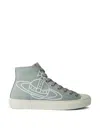 Vivienne Westwood Plimsoll Logo High-top Sneakers In White