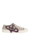 Vivienne Westwood Plimsoll Low Top 2.0 Woman Sneakers Khaki Size 7 Recycled Polyester, Recycled Cott In Beige