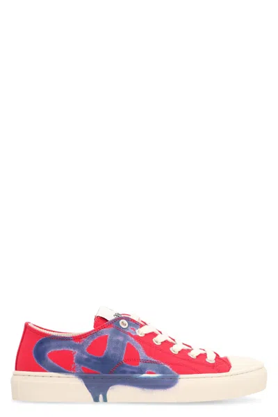 Vivienne Westwood Plimsoll Low-top Sneakers In Red