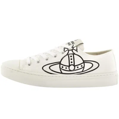 Vivienne Westwood Plimsoll Low Top Trainers White