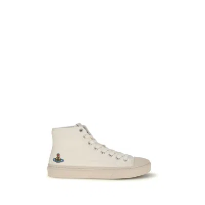 Vivienne Westwood Plimsoll High-top Sneakers In Neutral
