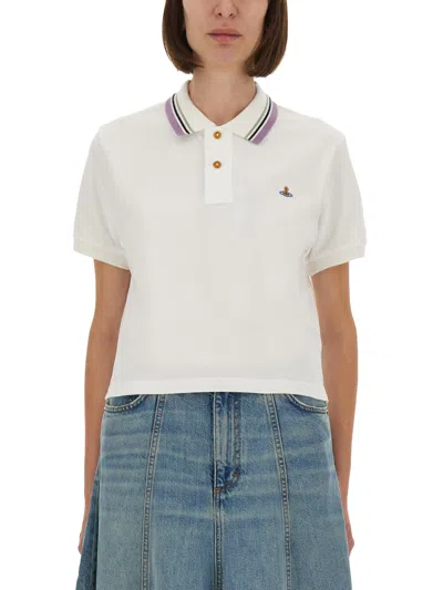 Vivienne Westwood Polo "classic" In White