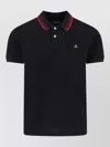Vivienne Westwood Polo Collar T Shirt Short Sleeves In Black