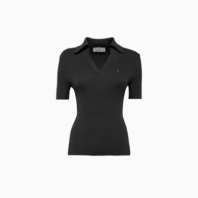 Vivienne Westwood Polo Shirt In Black