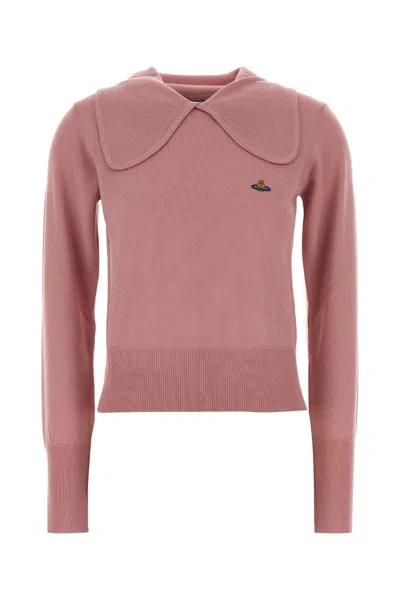 Vivienne Westwood Polo Sweater In Pink