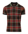Vivienne Westwood Multicolor Polo Shirt With Orb Decoration On The Chest And All-over Tartan Motif In Cotton Man In Multi