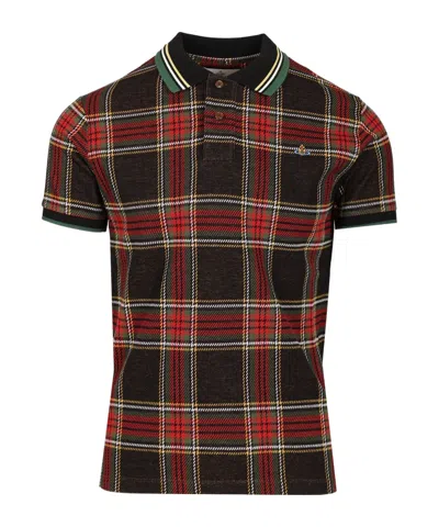 VIVIENNE WESTWOOD VIVIENNE WESTWOOD CHECKED POLO SHIRT
