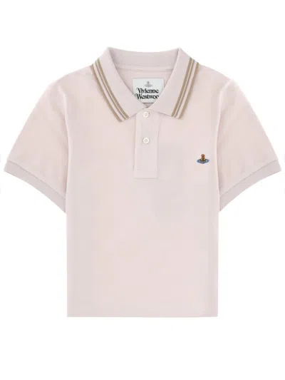 Vivienne Westwood Polo With Logo In White