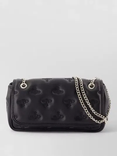 Vivienne Westwood Polyurethane Clutch Bag In Black