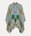 Vivienne Westwood Poncho Poncho Light Blue Os-u Unisex In Light Blue