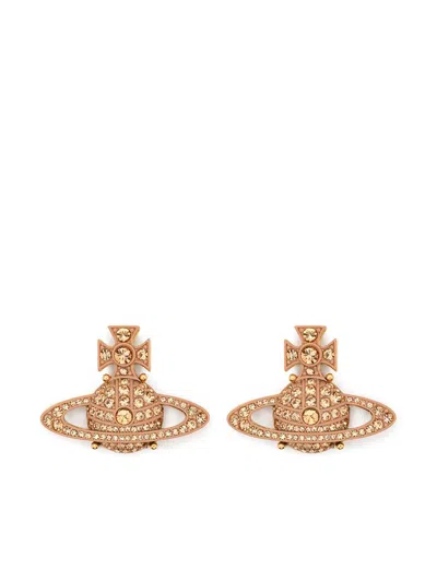 Vivienne Westwood Pop Orb Earrings Accessories In Gold