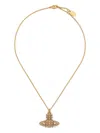 Vivienne Westwood Pop Orb Pendant Necklace Accessories In Gold