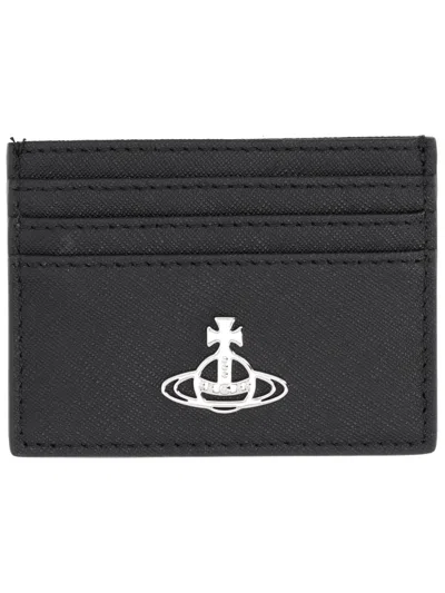 Vivienne Westwood Portacarte "flat" In Black