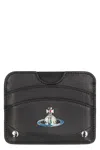 Vivienne Westwood Portacarte Orb Plaque In Inglese È Card Holder Orb Plaque. In Black