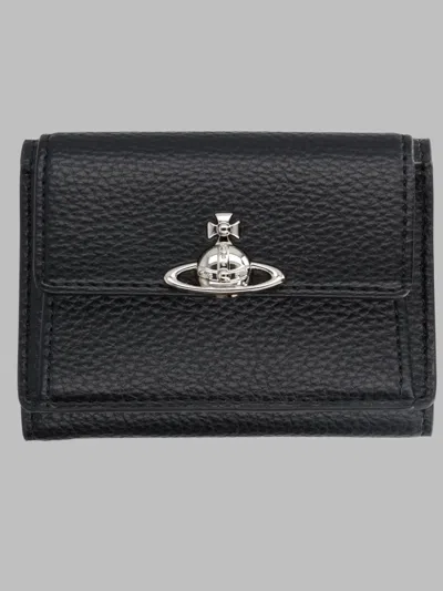 Vivienne Westwood Portafoglio Small Flap Purse In Blue