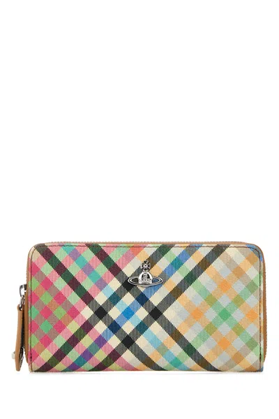 Vivienne Westwood Printed Canvas Wallet