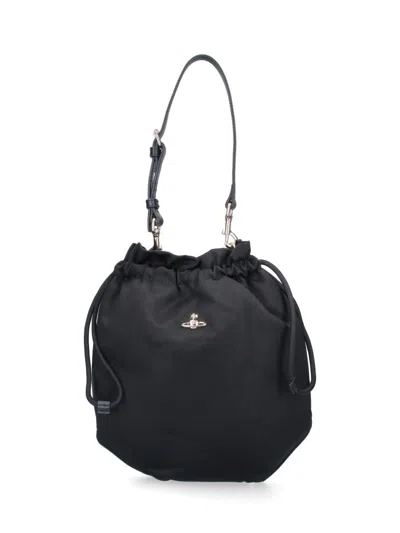 Vivienne Westwood Pouch "orb" In Black