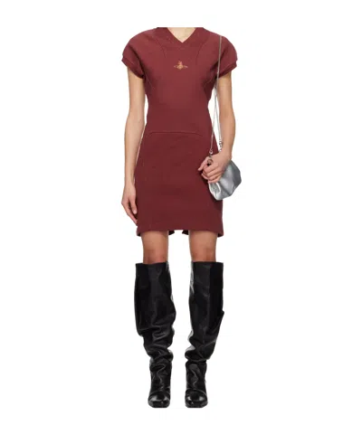 VIVIENNE WESTWOOD POURPOINT FOOTBALL MINIDRESS