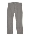 Vivienne Westwood Prince-of-wales-check Cropped Trousers In Gray