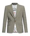 Vivienne Westwood Prince Of Wales-check Single-breasted Suit In Gray