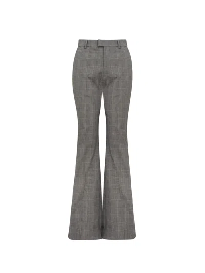 VIVIENNE WESTWOOD VIVIENNE WESTWOOD PRINCE OF WALES MOTIF FLARED TROUSERS