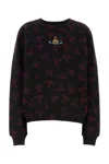 Vivienne Westwood Oversize Crew Neck Sweatshirt With Graphic Print