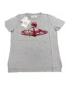Vivienne Westwood Printed Crewneck T-shirt In Gray