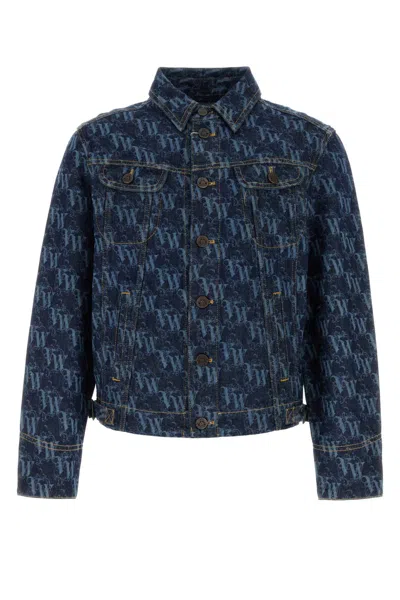 VIVIENNE WESTWOOD PRINTED DENIM STORMRIDER JACKET