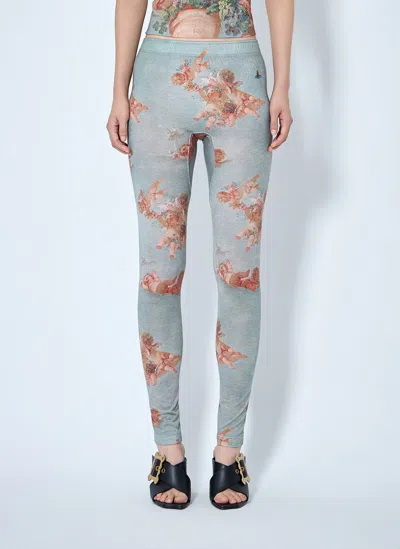 Vivienne Westwood Printed Leggings In Multi