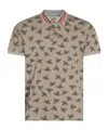 Vivienne Westwood Orb Logo Print Polo Shirt In Nude