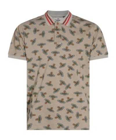 VIVIENNE WESTWOOD VIVIENNE WESTWOOD PRINTED POLO SHIRT