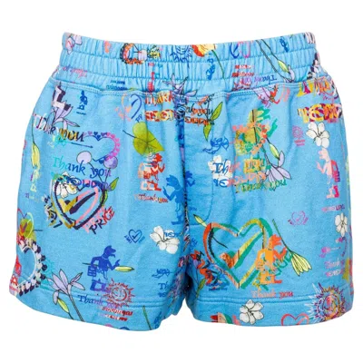 Pre-owned Vivienne Westwood Printed Shorts - '10s In Blue
