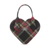 Vivienne Westwood Borsa A Mano Josephine Heart In Similpelle Stampata Donna In Multi
