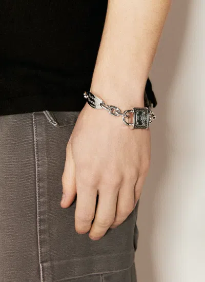Vivienne Westwood Puck Bracelet In Silver