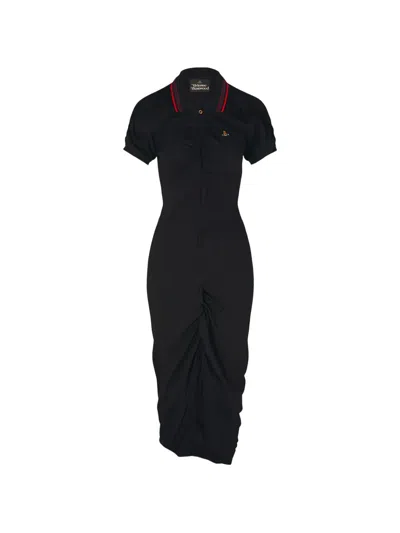 Vivienne Westwood Pulling Dress In Black