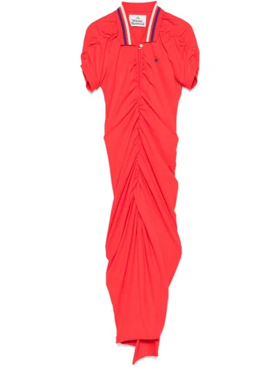 VIVIENNE WESTWOOD PULLING MIDI DRESS