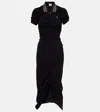 Vivienne Westwood Black Midi Pulling Dress In Black