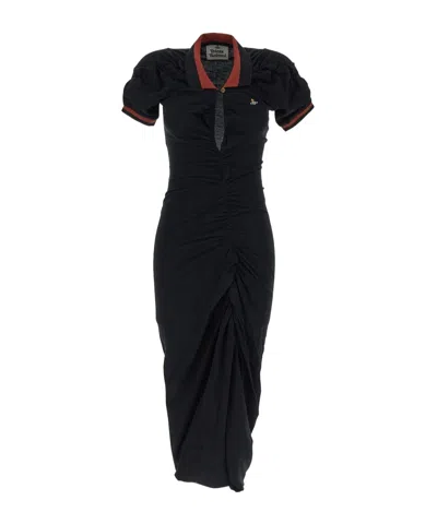 Vivienne Westwood Cotton Dress In Black