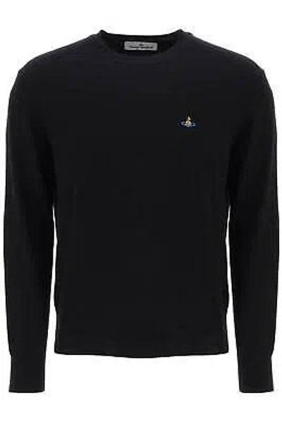 Pre-owned Vivienne Westwood Pullover Sweater Cotton Organic 2701000oy0010 Black Sz.m N401